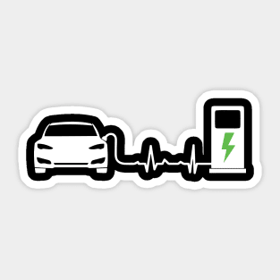 Electric Car Sticker